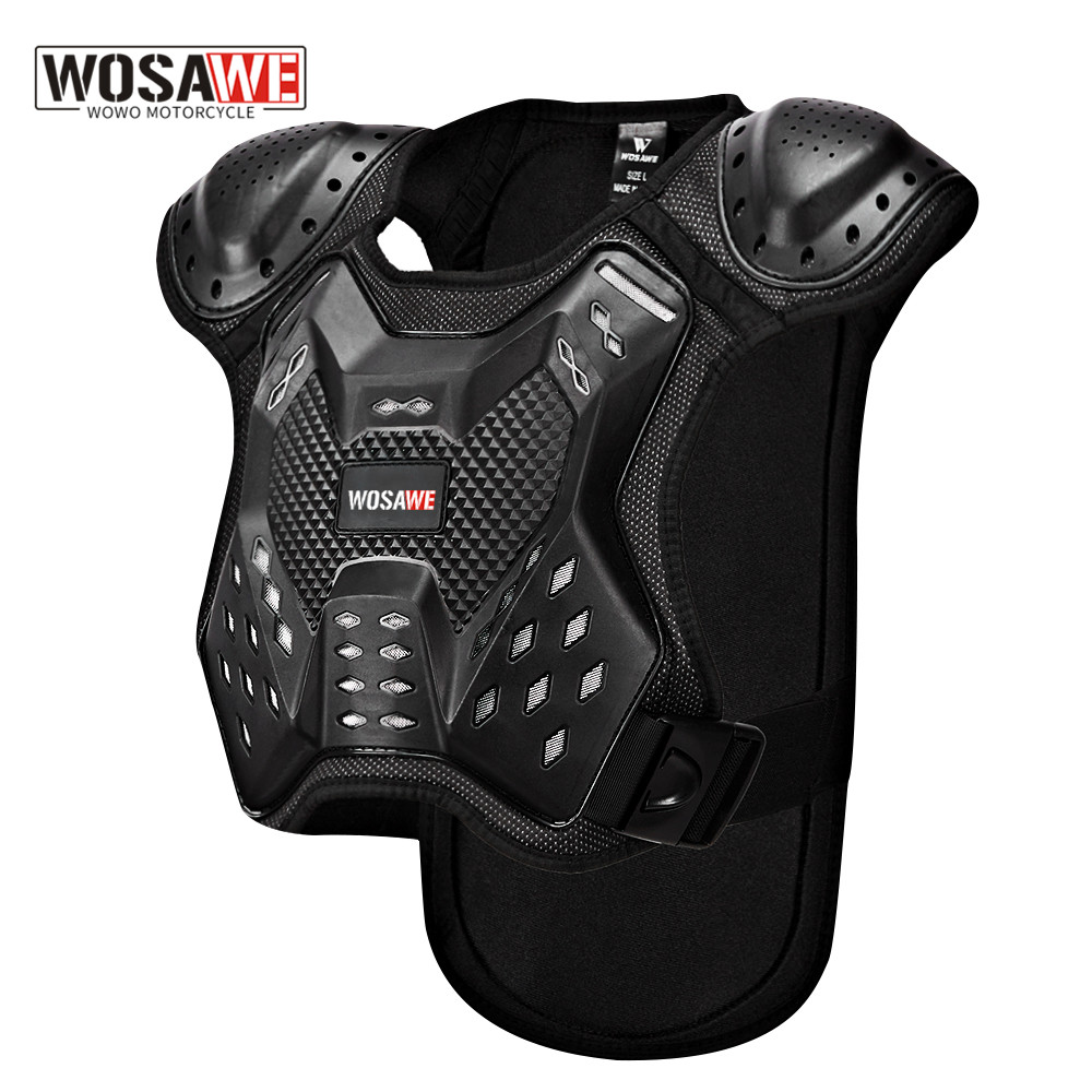 Mountain Biking Body Armour - WOSAWE Çocuk Göğüs Yeleği Motokros Yeleği