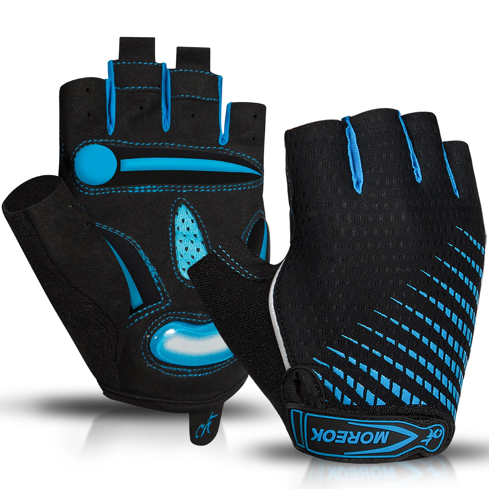 Mountain Biking Gloves Mens - MOREOK bisiklet eldiveni, nefes alabilen bisiklet