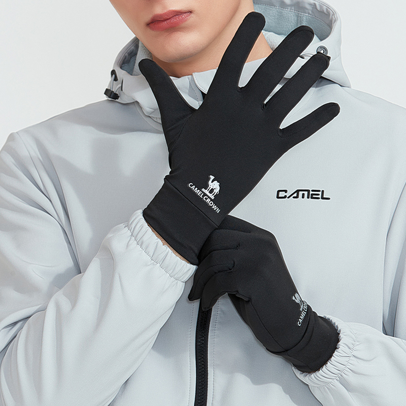 Mountain Biking Gloves Mens - Altın deve yürüyüş eldiven erkekler kadınlar
