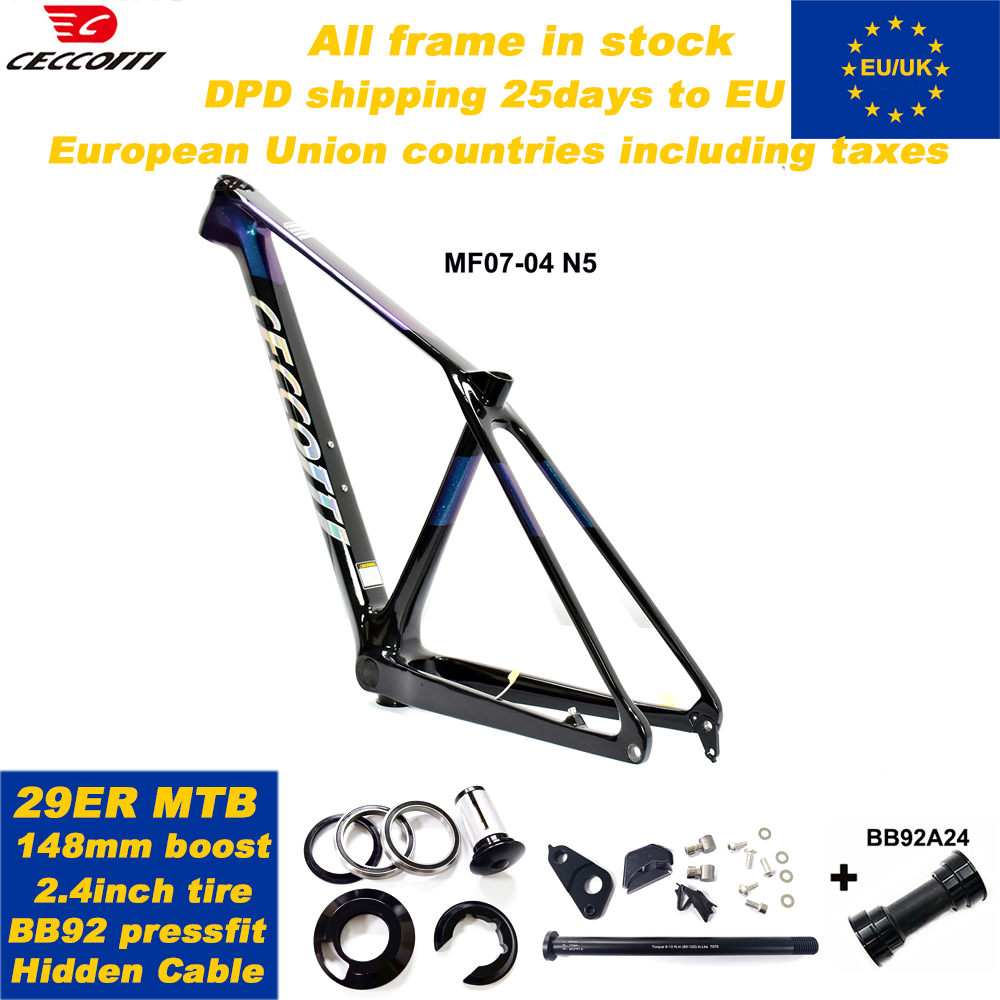 Mountain Biking Uk - CECCOTTI Fabrikası 29er MTB stokta 148mm