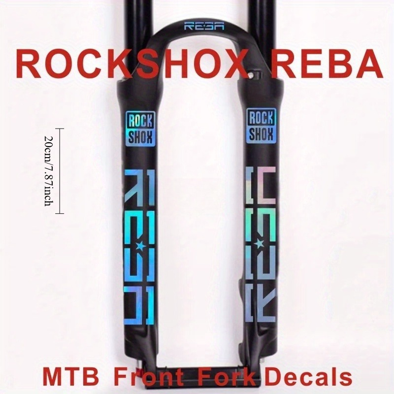 Mountain Biking Body Armour - ROCKSHOX REBA Çatal Çıkartma Seti Su