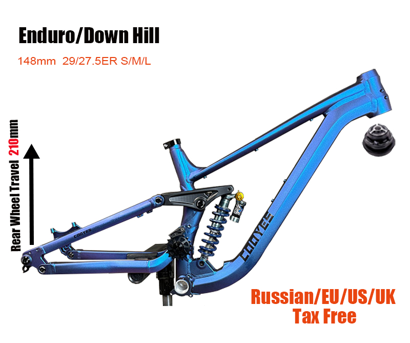 Mountain Biking Uk - Tam Süspansiyonlu Alüminyum Bisiklet Kadrosu, Yumuşak