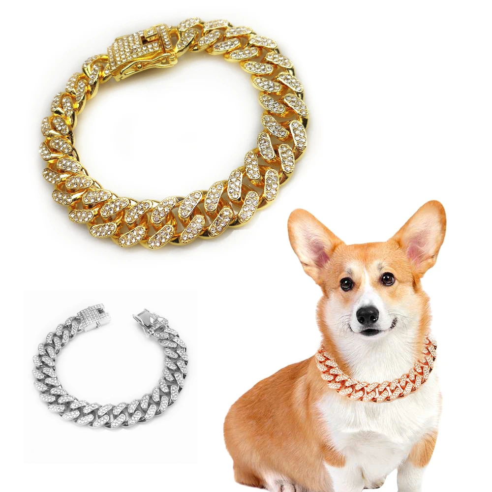 Rhinestone Köpek Zincir Yaka M - Chain Quick Link incelemesi ve fiyatı