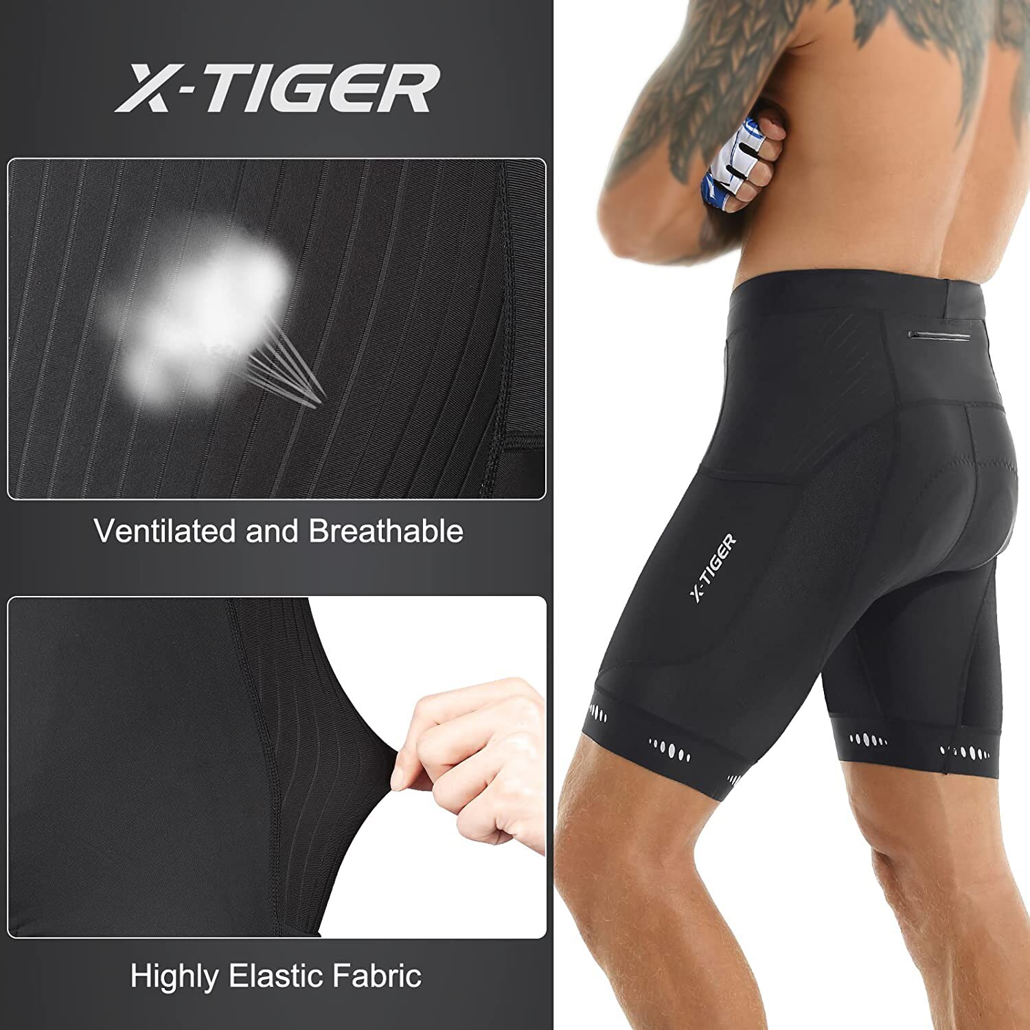 Arka cep ile X-TIGER erkekler  - Mountain Biking Body Armour incelemesi ve fiyatı