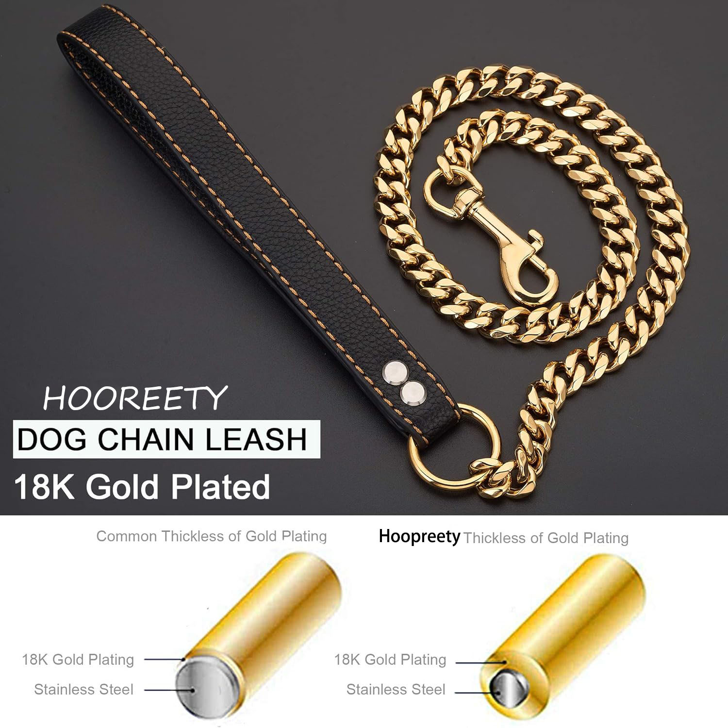 Lüks 18 K Altın Köpek Zincir T - Chain Quick Link incelemesi ve fiyatı